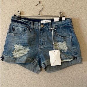 KanCan Distressed Midrise shorts